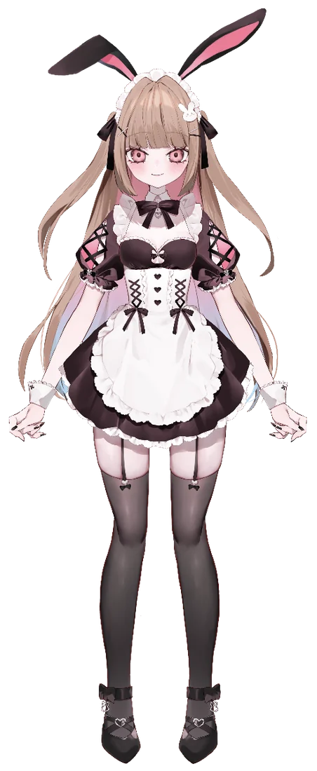 long hair maid outfit